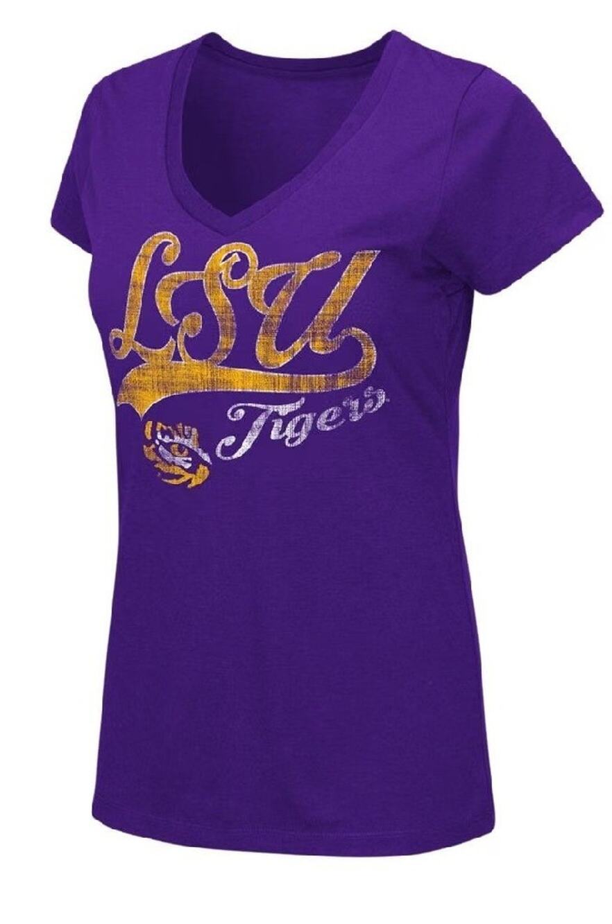 Colosseum LSU Tigers How You Doin' Women's T-Shirt